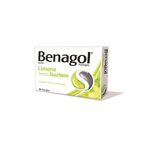 Image of Benagol Pastiglie Limone Senza Zucchero Antisettico Cavo Orale 16 Pastiglie