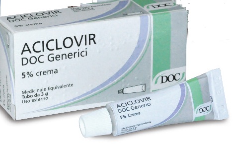 Image of Aciclovir Doc Generici 5% Herpes Crema 3g