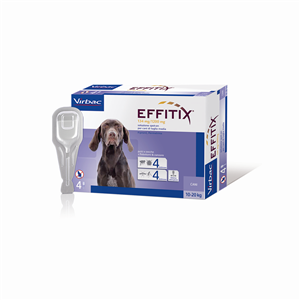 Image of Effitix Soluzione Spot-On Cani Taglia Media 10-20 Kg 4 Pipette
