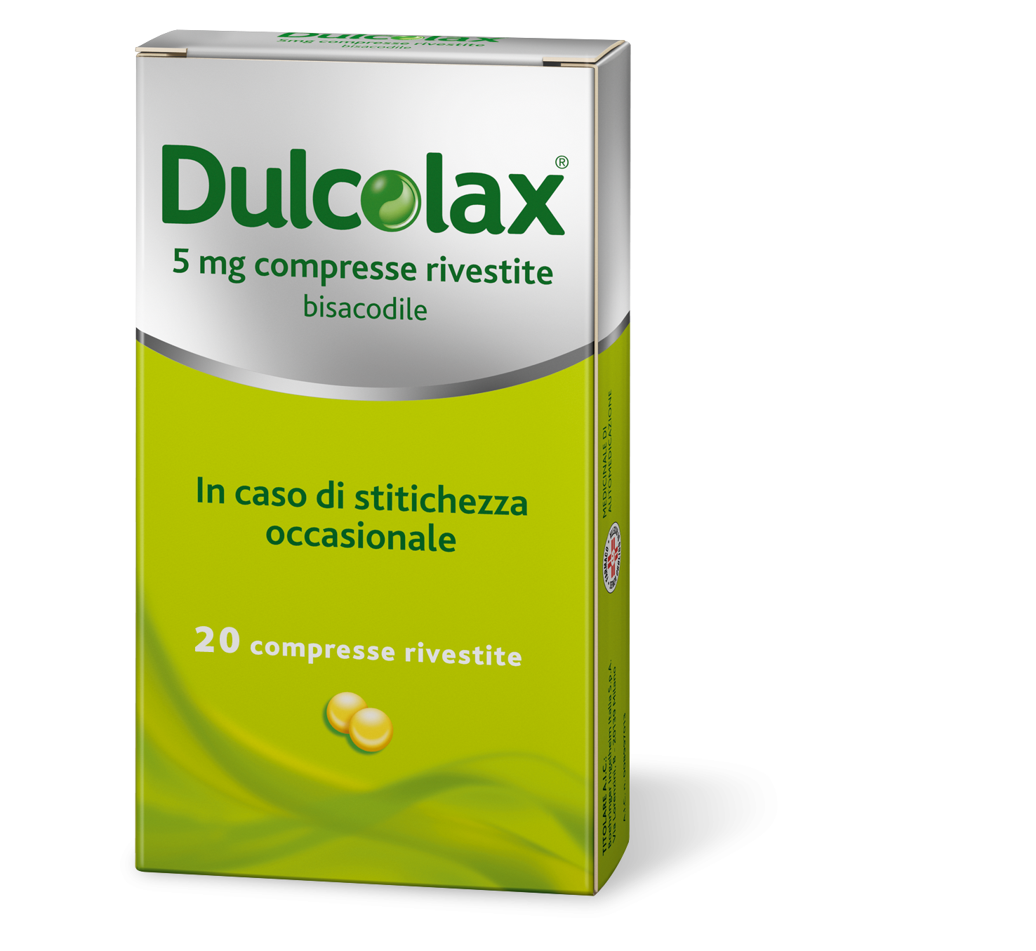 Image of Dulcolax 5 mg Bisacodile Stitichezza 20 Compresse rivestite