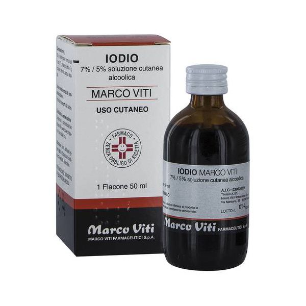 Image of Iodio 7% +5% Soluzione Alcolica Cutanea 50Ml