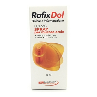Image of RofixDol Dolore e Infiammazione 0,16% Spray Per Mucosa Orale 15ml