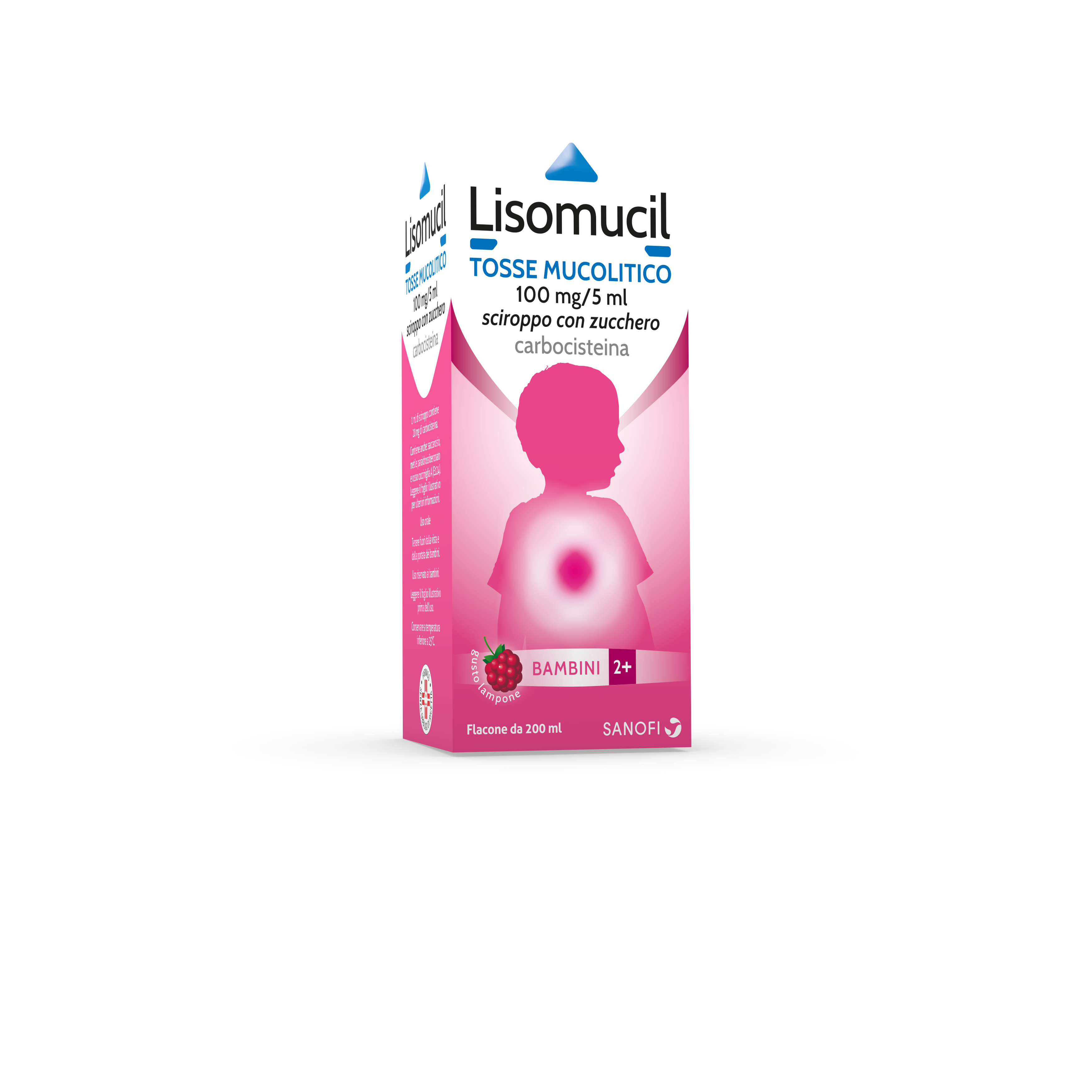 Image of Lisomucil Bambini 100 mg/5 ml Carbocisteina Sciroppo Tosse Grassa 200 ml