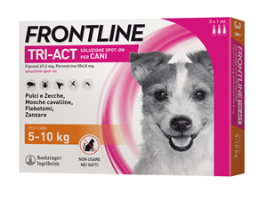 Image of Frontline Tri-Act Soluzione Spot-On Cani 5-10 kg 3 Pipette Monodose