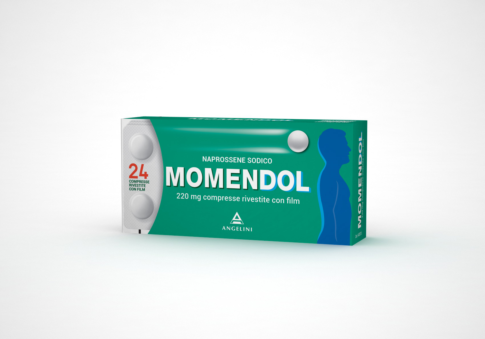 Image of Momendol Compresse 220 mg Naprossene 24 Compresse Rivestite