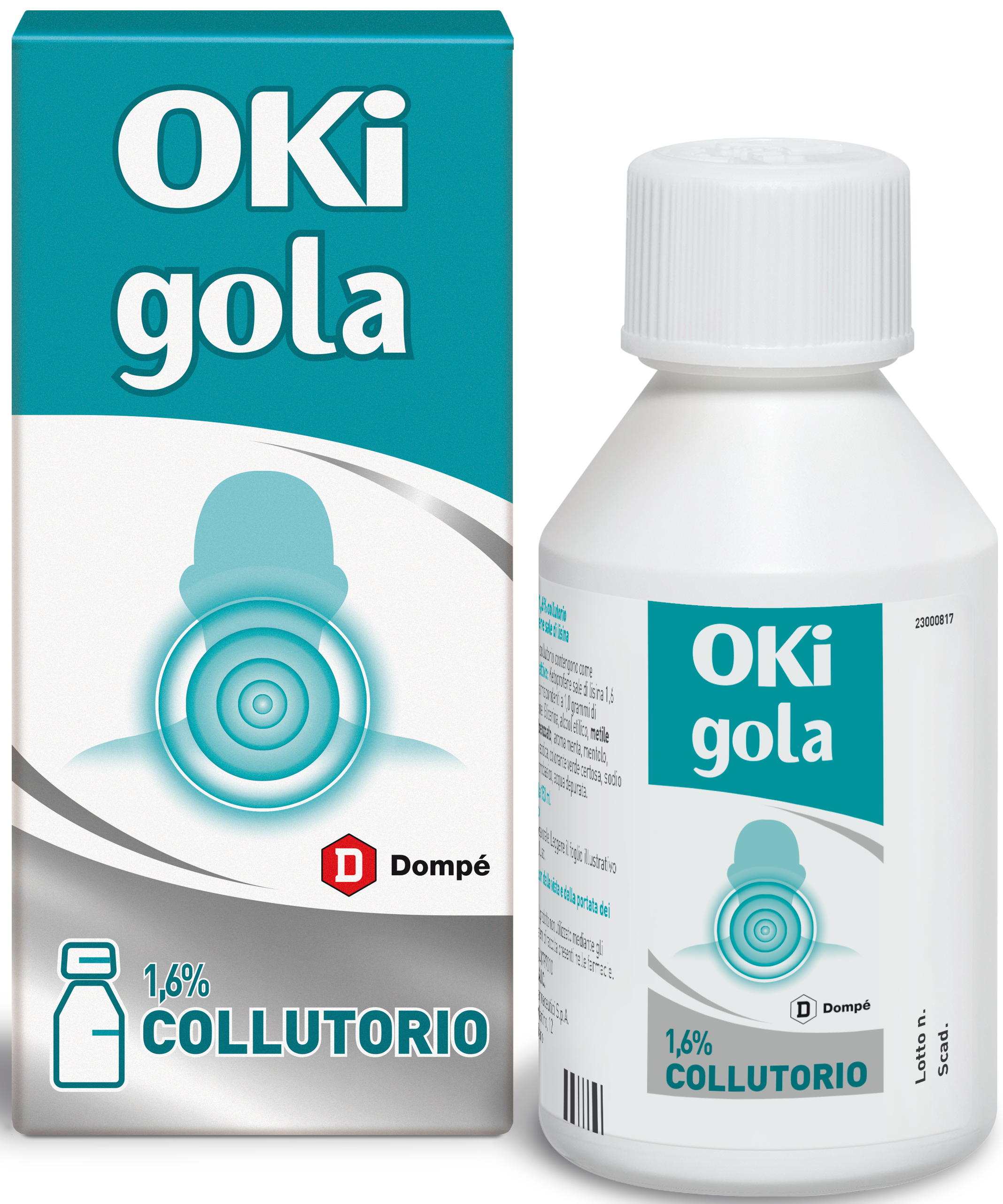 Image of Oki Infiammazione e Dolore Ketoprofene Analgesico Collutorio 150 ml