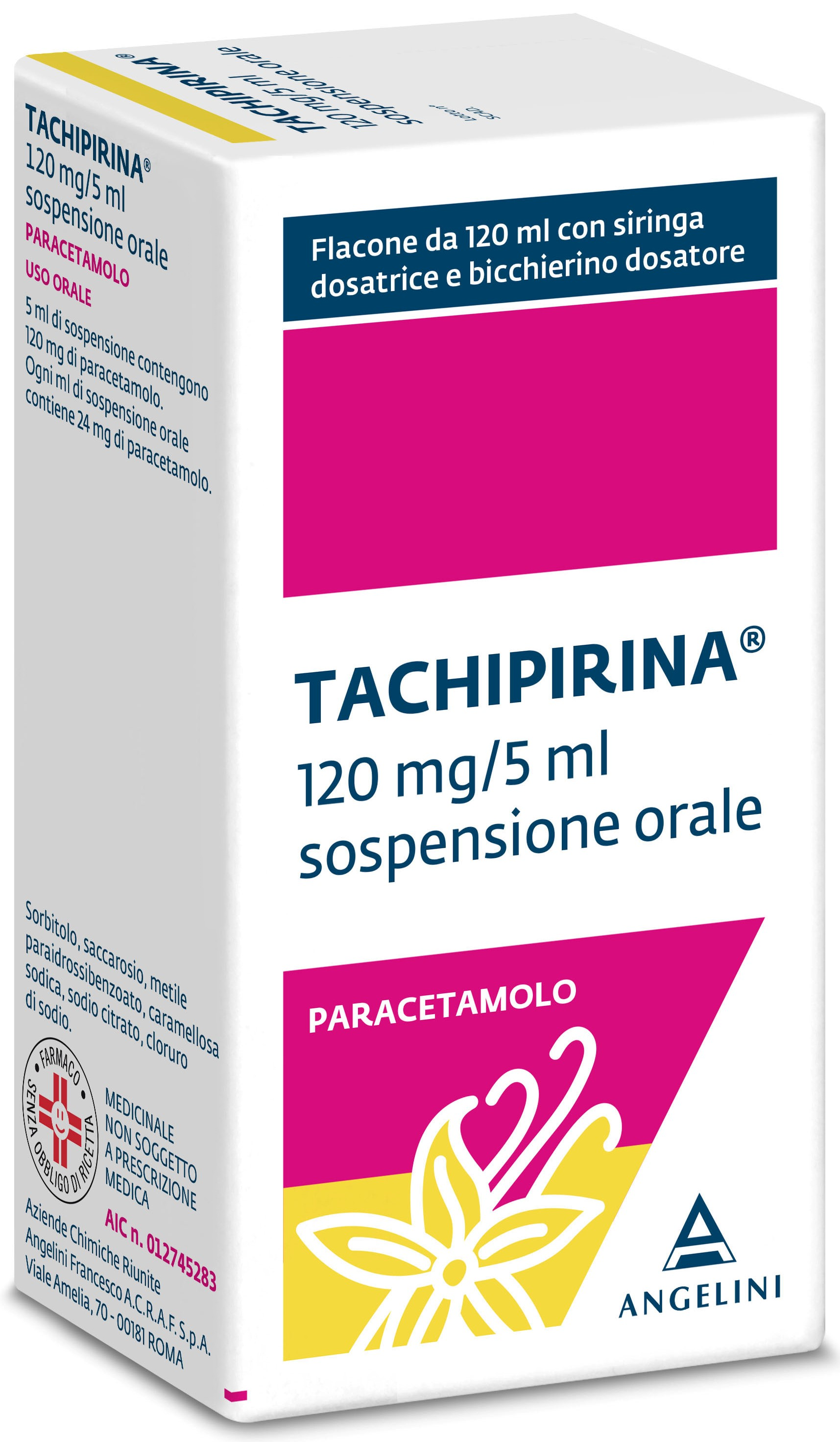 Image of Tachipirina*sosp 120ml Van/car