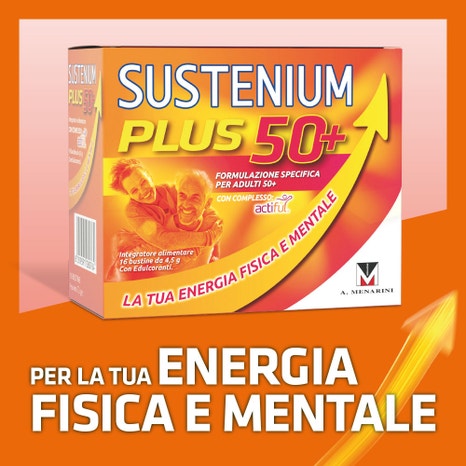 Image of Sustenium Plus 50+ Integratore Energizzante 16 Buste