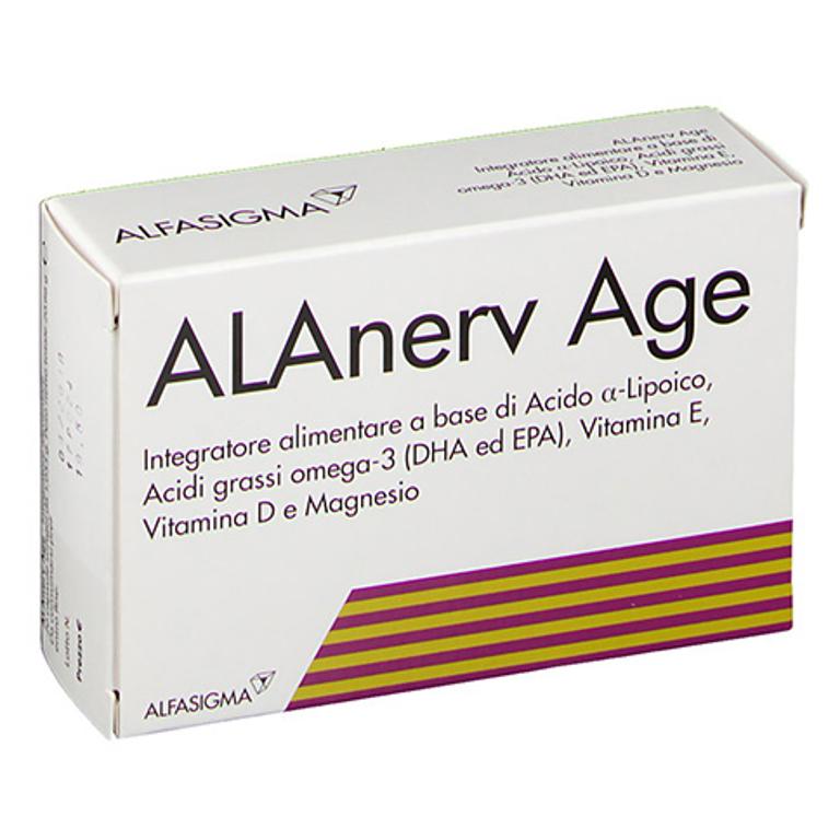 Image of AlaNerv Age Integratore Antiossidante 20 Capsule SoftGel