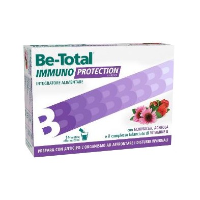 Image of Be-Total Immuno Protection Integratore Difese Immunitarie 14 Bustine