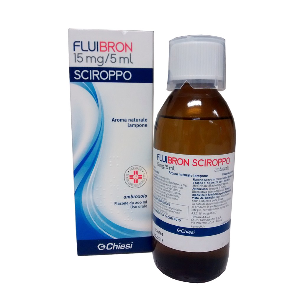 Image of Fluibron Sciroppo 200 Ml 15Mg/5Ml
