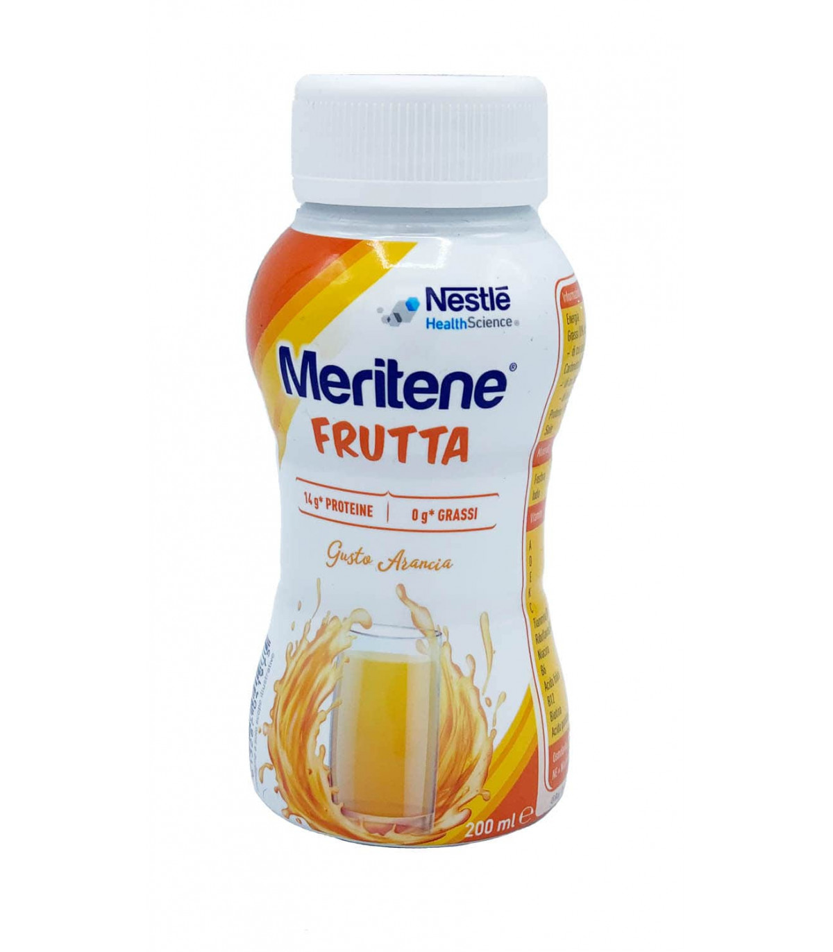 Image of Meritene Frutta Drink Arancia Bevanda Proteica con Vitamine Minerali 200 ml