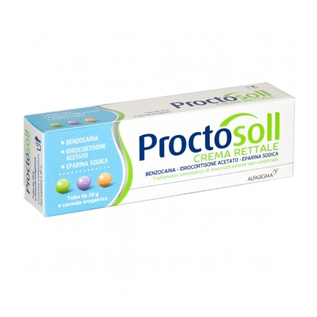 Image of Proctosoll Crema Rettale Emorroidi Benzocaina 30 g