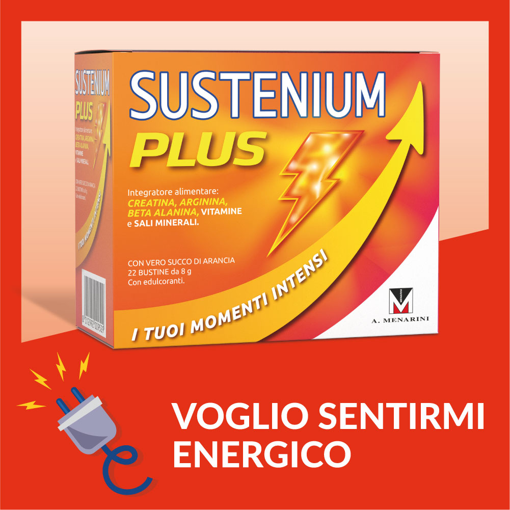 Image of Sustenium Plus Intensive Formula Integratore Energizzante 22 Buste